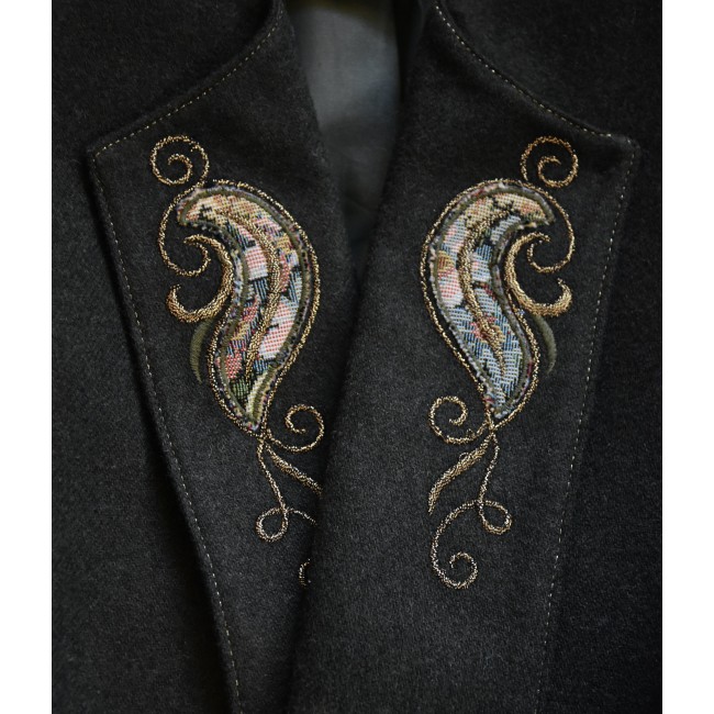 GIACCA BLAZER '80/'90 LANA STILE TIROLESE...