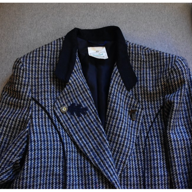 GIACCA BLAZER '80/'90 LANA STILE TIROLESE...