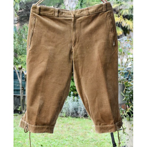 PANTALONI ALLA ZUAVA VINTAGE  tg. 46 it.   velluto