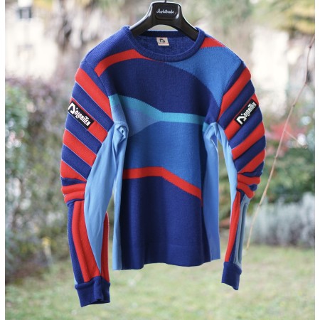 MAGLIONE SCI  IMBOTTITURE VINTAGE  '80 tg.L Pull Dolomiten
