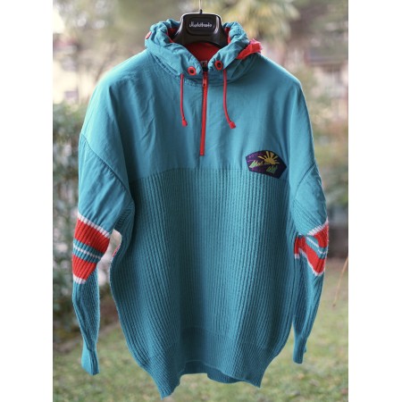 MAGLIONE GIUBBETTO SCI LANA VINTAGE   tg.52 Silvy Tricot