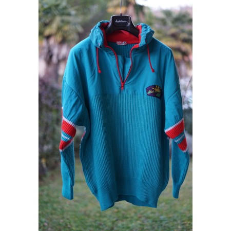 MAGLIONE GIUBBETTO SCI LANA VINTAGE   tg.52 Silvy Tricot