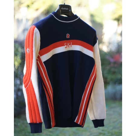 MAGLIONE SCI  IMBOTTITURE VINTAGE  '80 tg.L  pull Montant