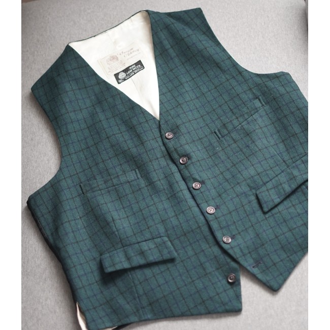 GILET UOMO Vintage Tg. 54 circa Swaine Adeney...