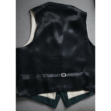 GILET UOMO Vintage Tg. 54 circa Swaine Adeney  Lana