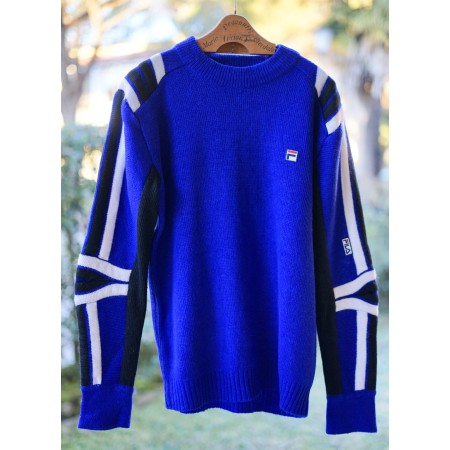 MAGLIONE SCI  IMBOTTITURE VINTAGE  '80 tg.52  Fila