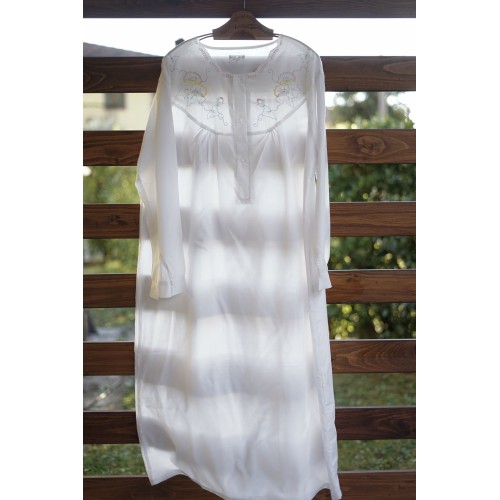 CAMICIA DA NOTTE RICAMATA  tg. 52  Sweet Sleep