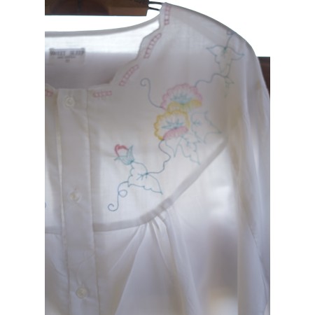 CAMICIA DA NOTTE RICAMATA  tg. 52  Sweet Sleep