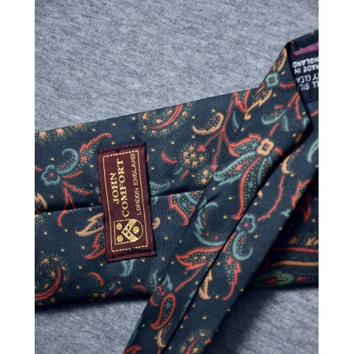 CRAVATTA  VINTAGE  seta 100% John Comfort 2