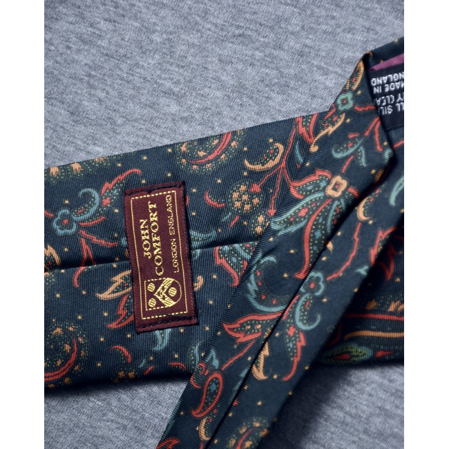 CRAVATTA  VINTAGE  seta 100% John Comfort