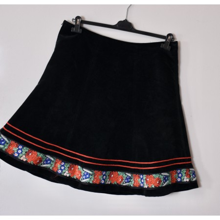 GONNA VINTGE STILE TIROLESE tg. 48 it. Velluto