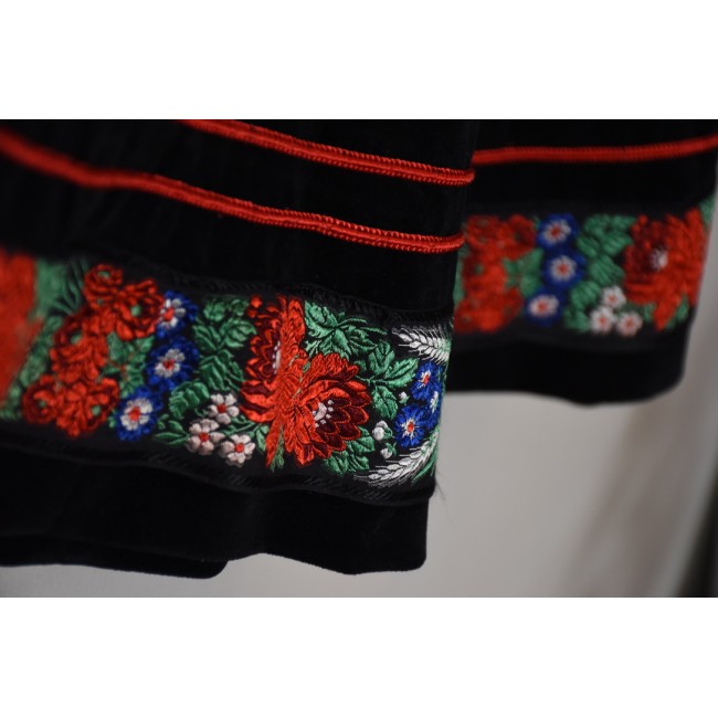 GONNA VINTGE STILE TIROLESE tg. 48 it. Velluto