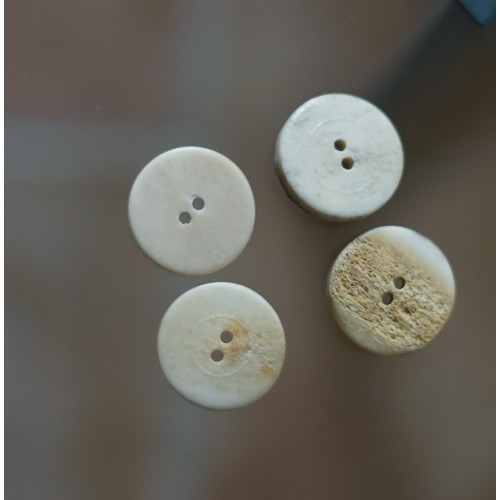 SET 4 BOTTONI GRANDI  STILE TIROLESE 2,5 cm 2