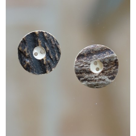 2 BOTTONI GRANDI  STILE TIROLESE 2,8 cm