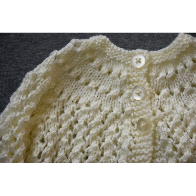 GOLFINO  REALIZZATO A MANO 0/3 mesi