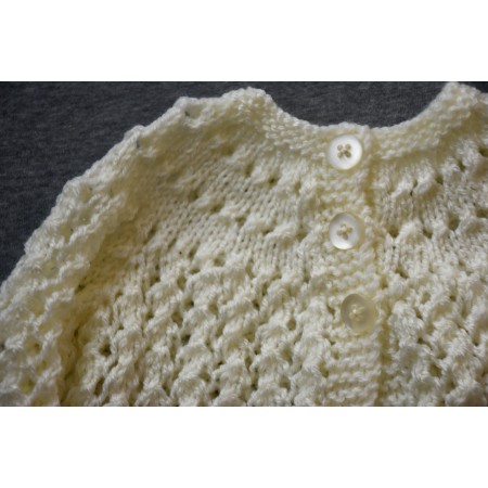 GOLFINO  REALIZZATO A MANO 0/3 mesi