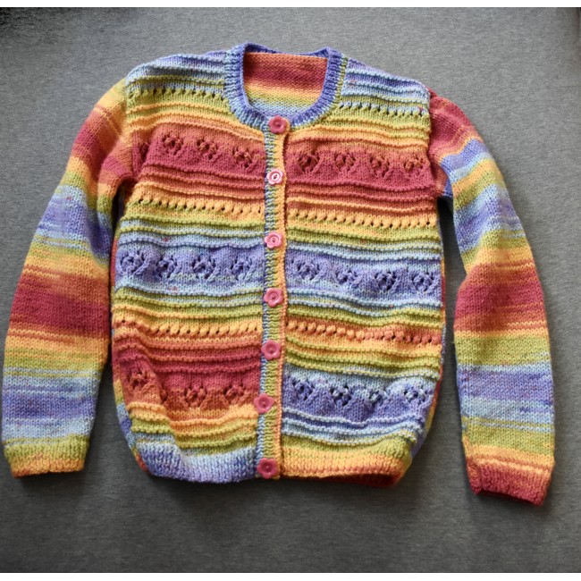 GOLFINO A MANO LANA VINTAGE  tg. 8/10 anni