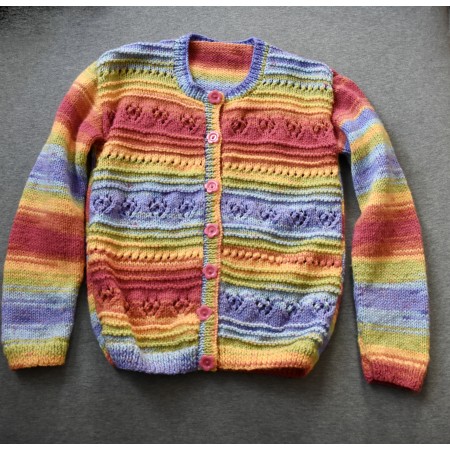 GOLFINO A MANO LANA VINTAGE  tg. 8/10 anni