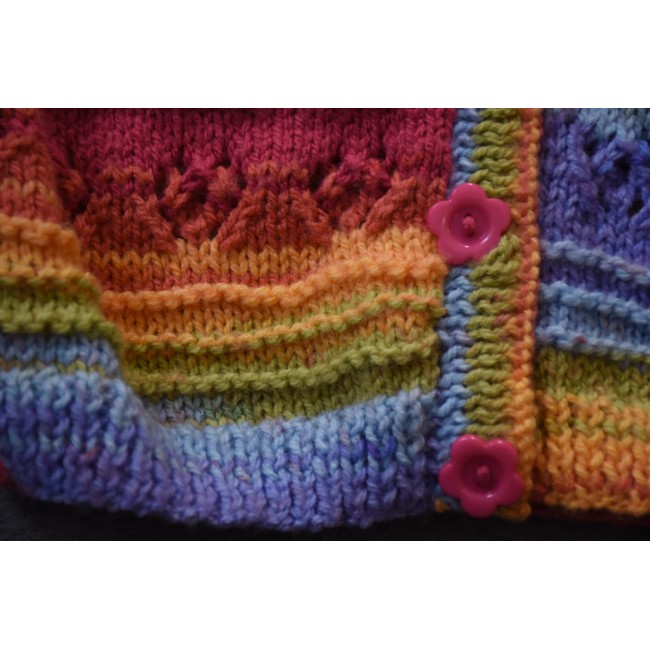 GOLFINO A MANO LANA VINTAGE  tg. 8/10 anni