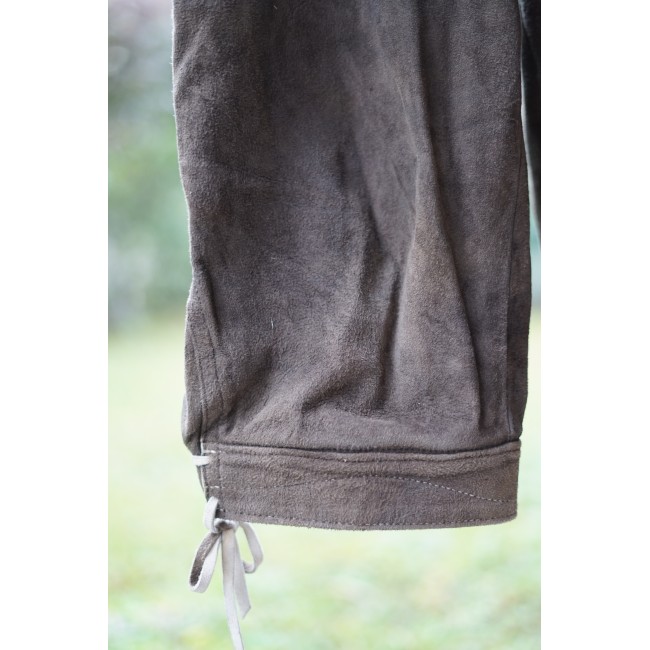 PANTALONI tg. 26 / 48-50 PELLE LEDERHOSEN TIROLESE