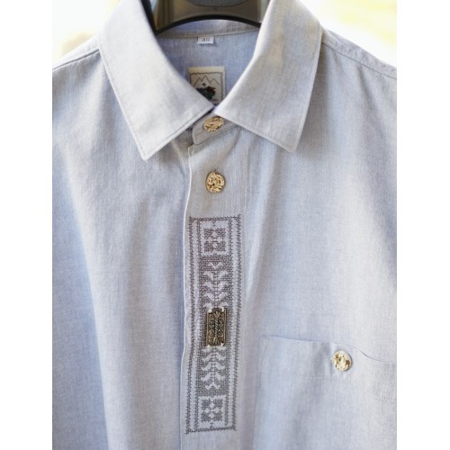 CAMICIA UOMO STILE TIROLESE  TG.40 Alpenland