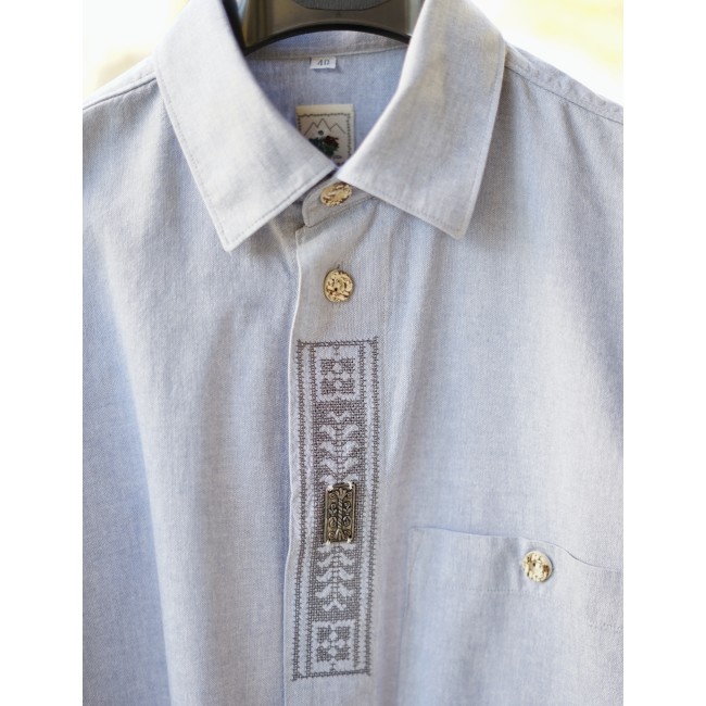 CAMICIA UOMO STILE TIROLESE  TG.40 Alpenland
