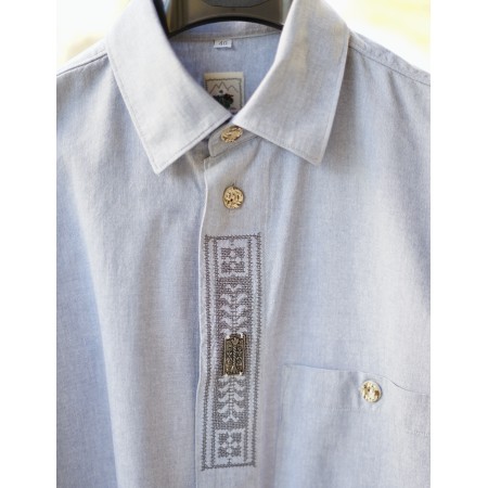 CAMICIA UOMO STILE TIROLESE  TG.40 Alpenland