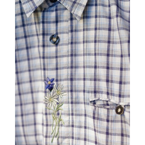 CAMICIA UOMO STILE TIROLESE  TG.45/46 Natural Life