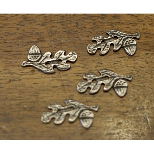 SET 4 BOTTONI GRANDI  STILE TIROLESE 4x2 cm