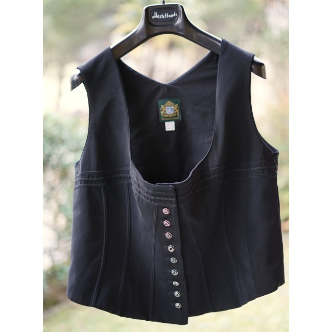 GILET CORPETTO NERO TIROLESE Tg 58 it...