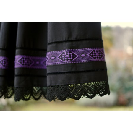 GONNA VINTGE STILE TIROLESE tg. 48 it. mistolana Alphorn