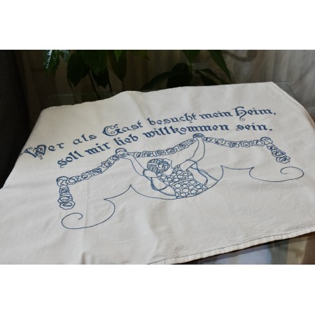 ANTICO RICAMO LIBERTY primi '900 TENDINA 80x65 cm