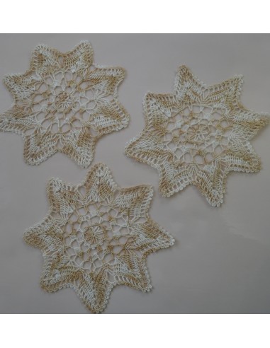 SET 3 CENTRI  REALIZZATI A MANO diam 26cm