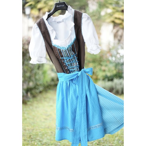 ABITO IN STILE TIROLESE DIRNDL  tg. 44 it. Spieth&Wensky