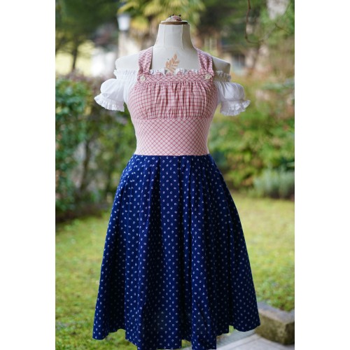 ABITO IN STILE TIROLESE tg. 38/40 it. Estivo dirndl