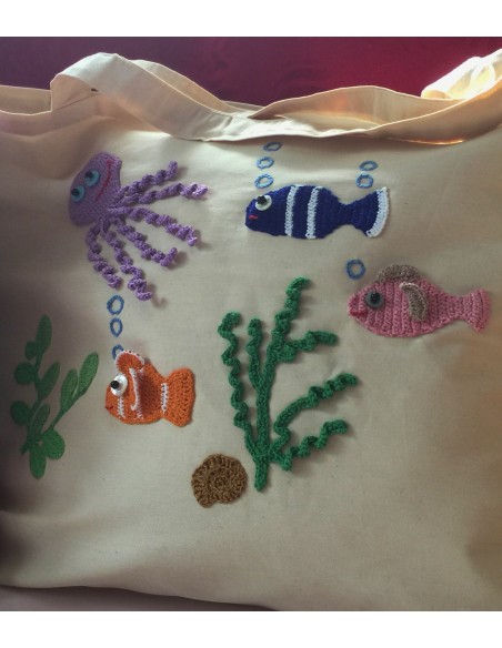 BORSA MARE CON UNCINETTO -NUOVA-