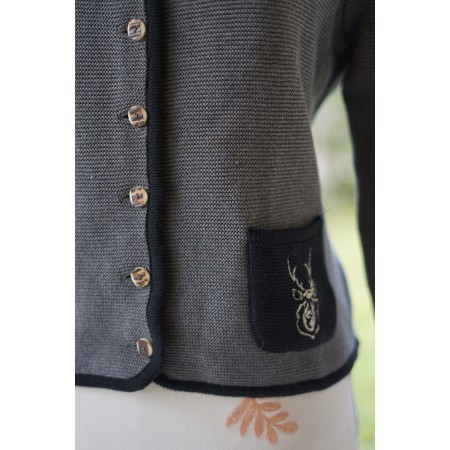 MAGLIONE CARDIGAN  tg.50 it.  GOLFINO TIROLESE OS
