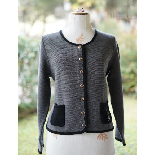MAGLIONE CARDIGAN  tg.50 it.  GOLFINO TIROLESE OS