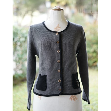MAGLIONE CARDIGAN  tg.50 it.  GOLFINO TIROLESE OS