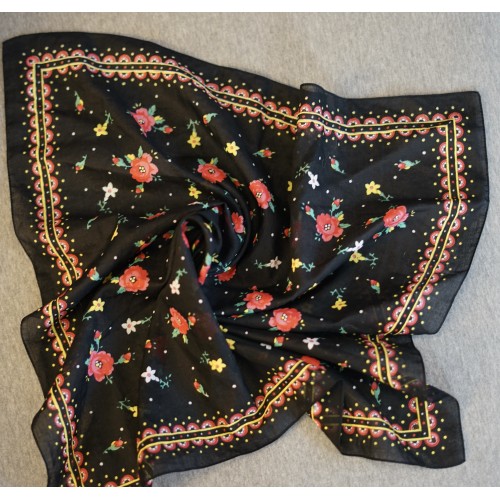 FOULARD STILE TIROLESE 52x52 cm 2