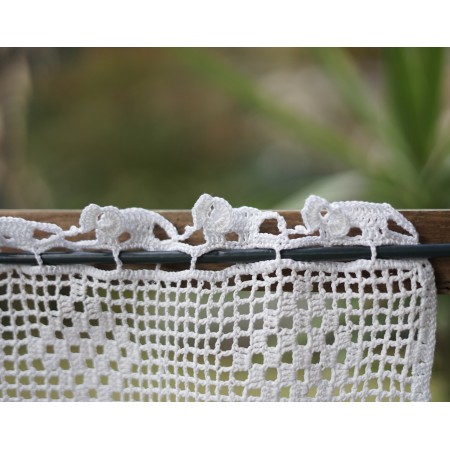 COPPIA TENDINE AD  UNCINETTO 37x30 cm