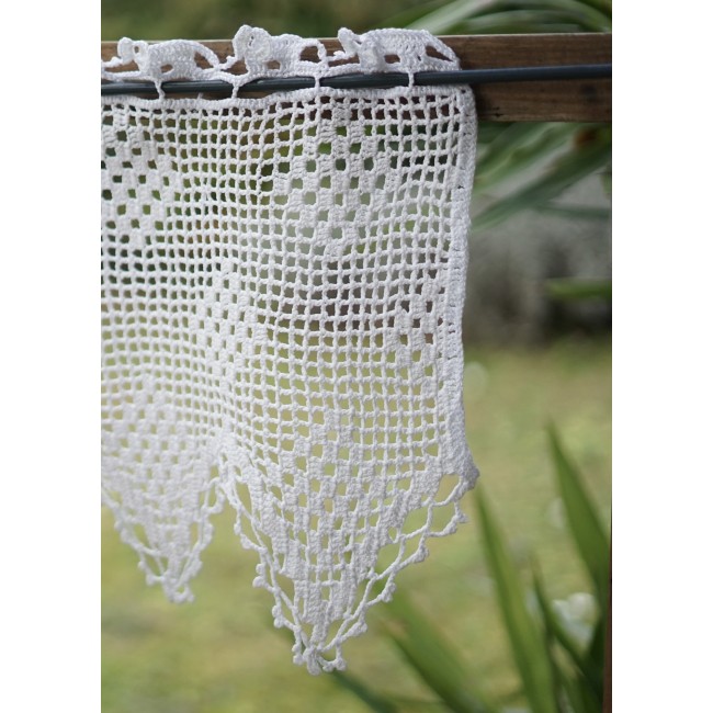 COPPIA TENDINE AD  UNCINETTO 37x30 cm
