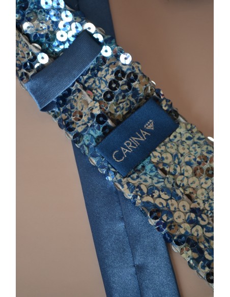  CRAVATTA  CON  PAILLETTES "Carina"