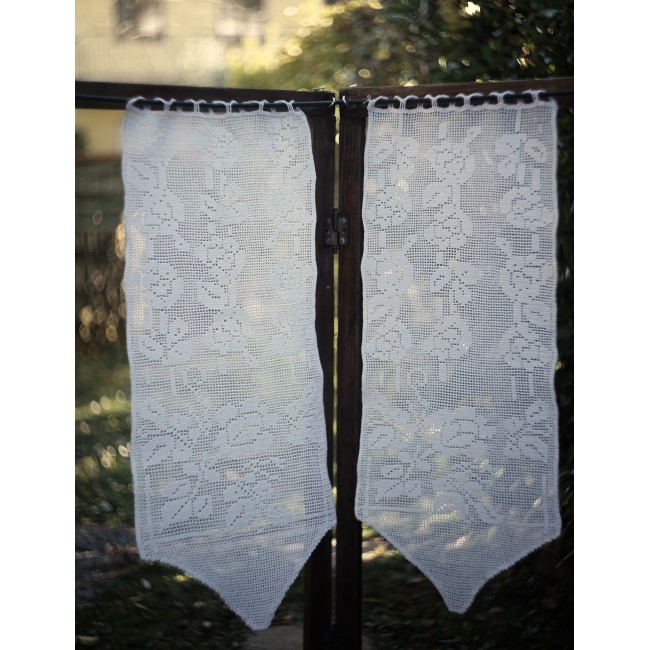 COPPIA TENDINE AD  UNCINETTO 66x26 cm