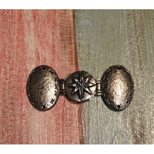 FIBBIA VINTAGE TIROLESE PER CAMICIA / GREMBIULE