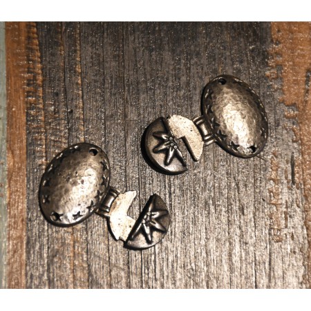 FIBBIA VINTAGE TIROLESE PER CAMICIA / GREMBIULE