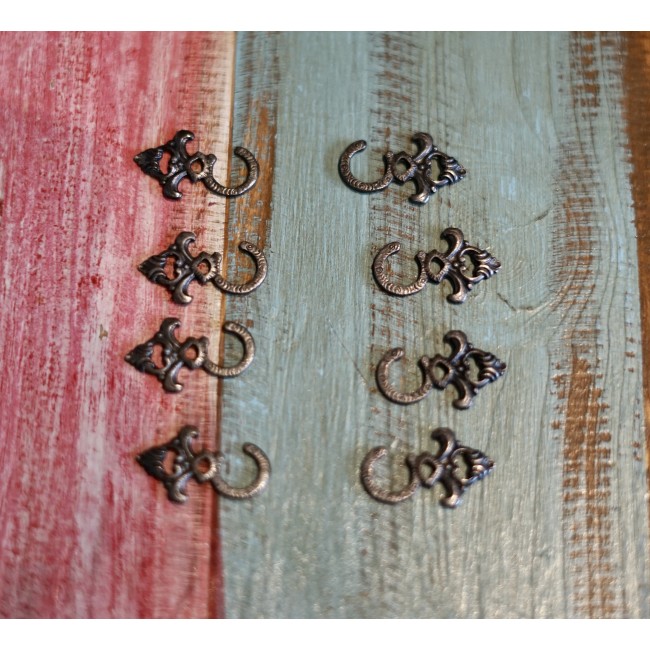 SET 8 GANCETTII STILE TIROLESE PER DIRNDL o...