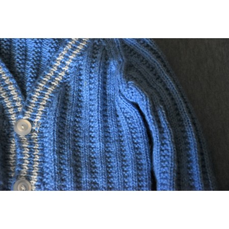 GOLFINO AZZURRO BAMBINO REALIZZATO A MANO