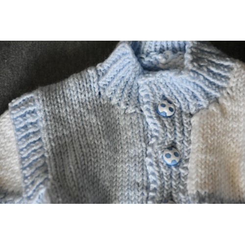 GOLFINO BAMBINO REALIZZATO A MANO 3/6 mesi circa 2