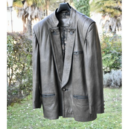 GIACCA GIACCONE TIROLESE tg 52  PELLE